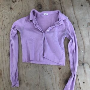 Purple long sleeve.